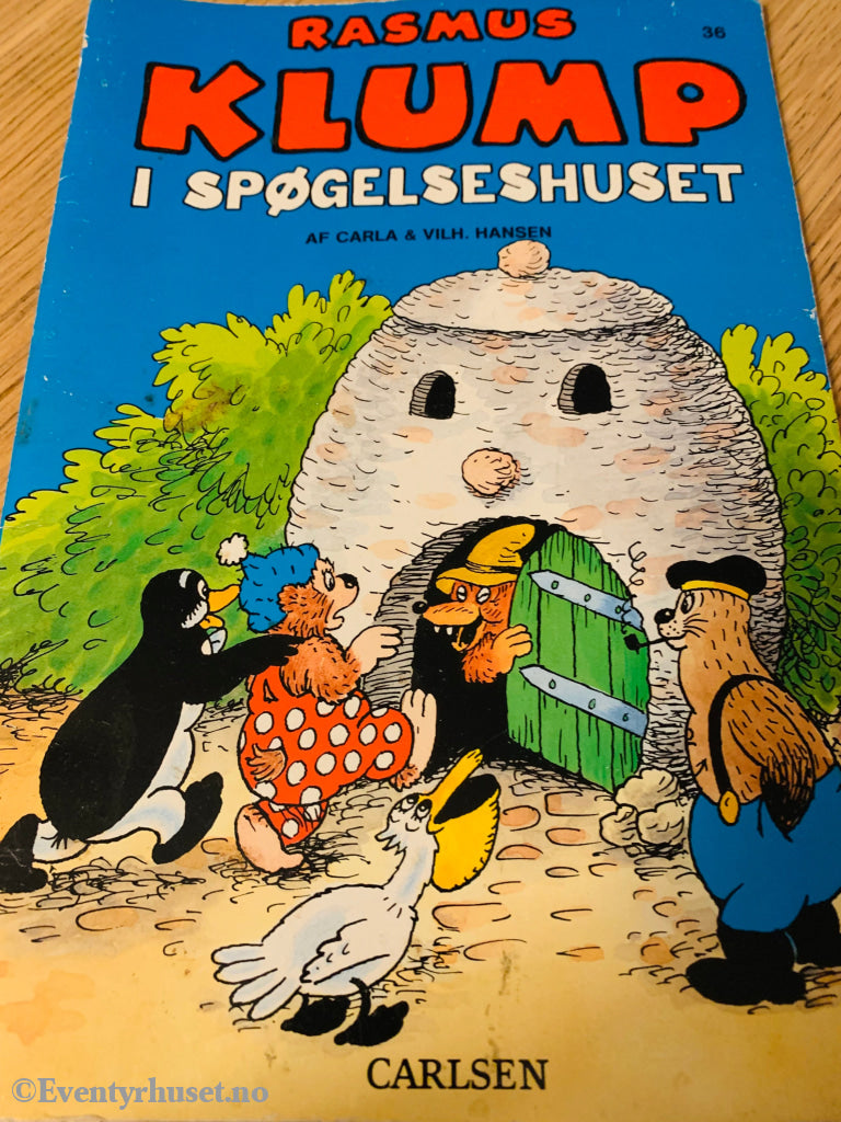 Rasmus Klump (Bamse Bjørn) - I Spøgelseshuset. 1985/90. Tegneserieblad