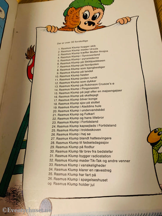 Rasmus Klump (Bamse Bjørn) - I Spøgelseshuset. 1985/90. Tegneserieblad