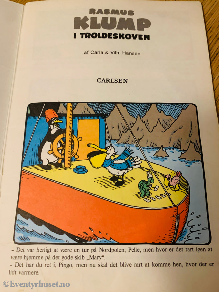 Rasmus Klump (Bamse Bjørn) I Troldeskoven. 1990. Tegneserieblad