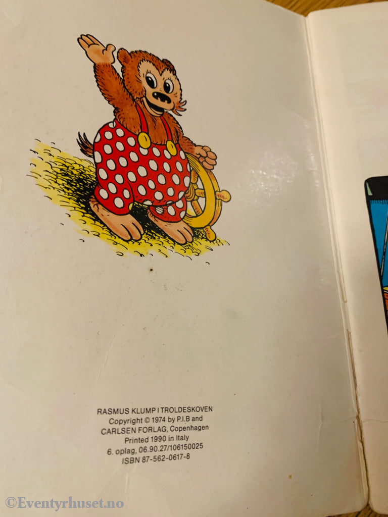 Rasmus Klump (Bamse Bjørn) I Troldeskoven. 1990. Tegneserieblad