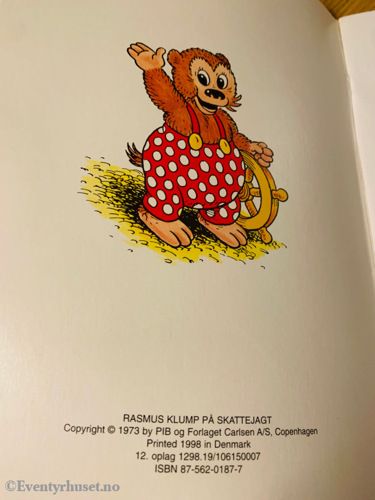 Rasmus Klump (Bamse Bjørn) - På Skattejagt. 1973/98. Tegneserieblad