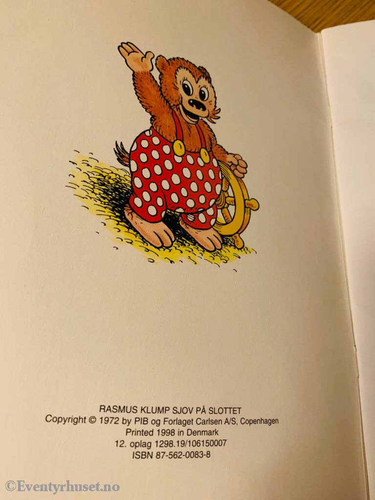 Rasmus Klump (Bamse Bjørn) - Sjov På Slottet. 1972/98. Tegneserieblad