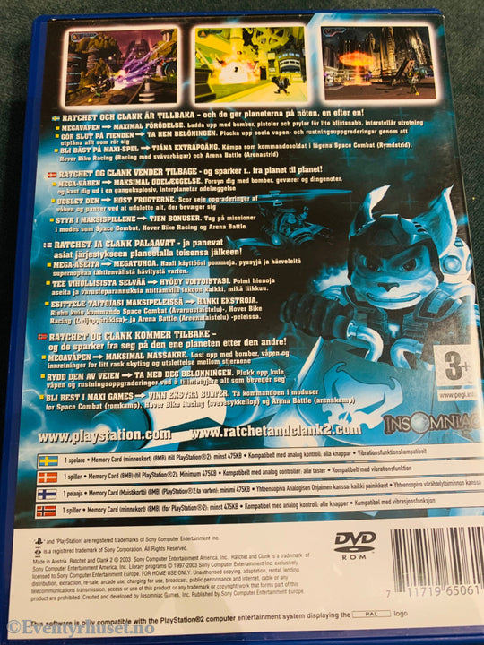 Ratchet & Clank - Going Commando. Ps2. Ps2