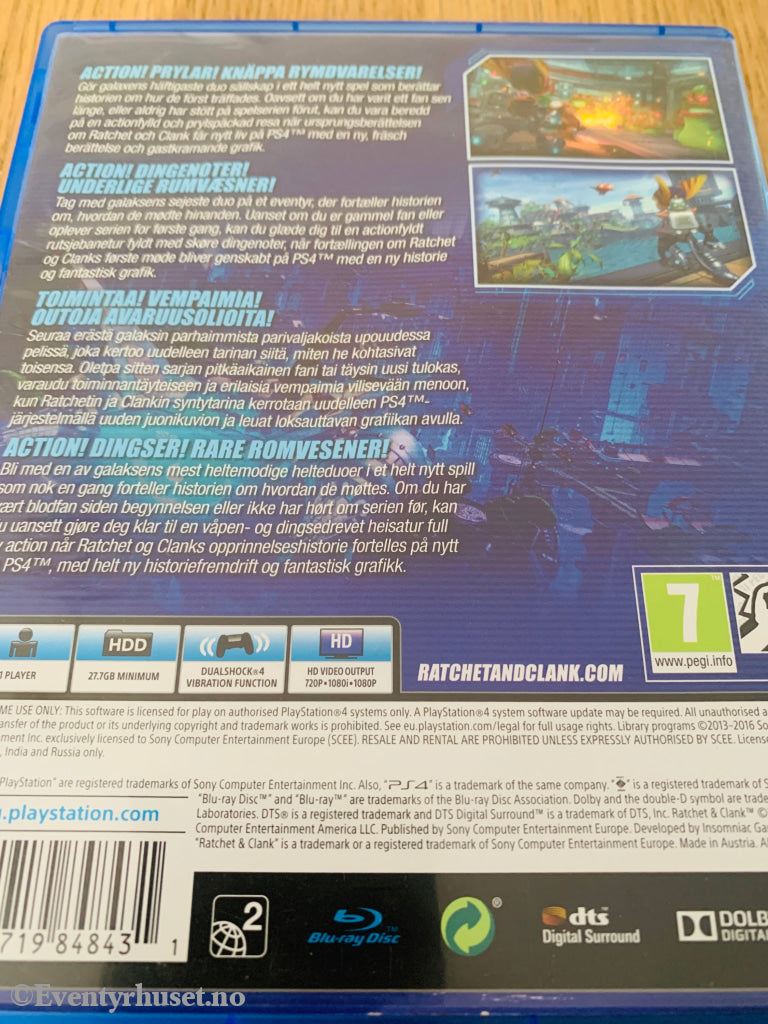 Ratchet & Clank. PS4.