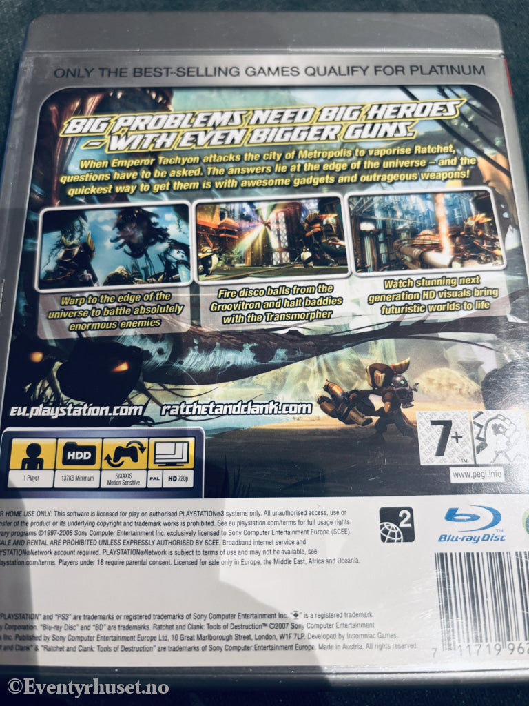 Ratchet & Clank: Tools of Destruction. PS3.