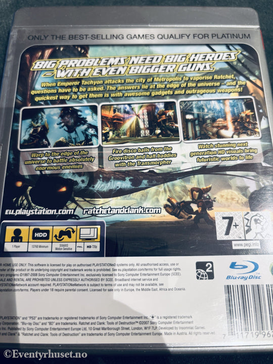 Ratchet & Clank: Tools of Destruction. PS3.