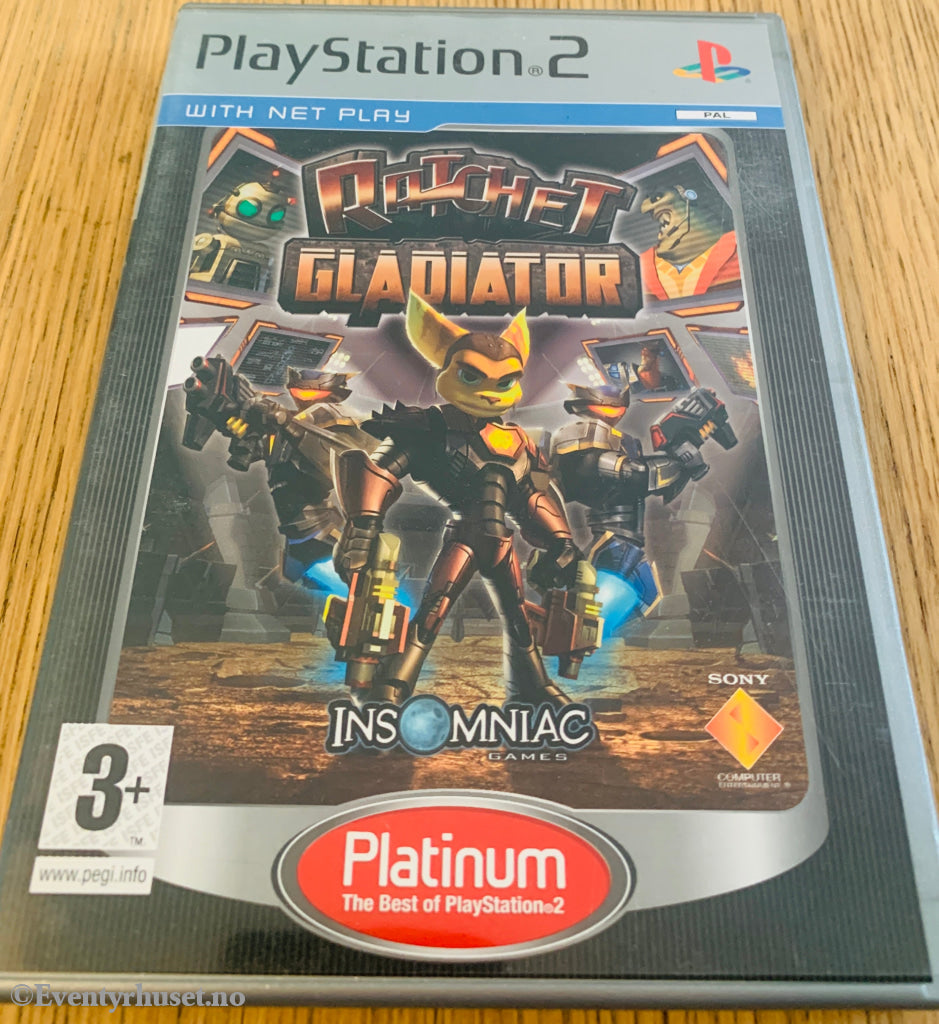 Ratchet Gladiator (Platinium). Ps2. Ps2