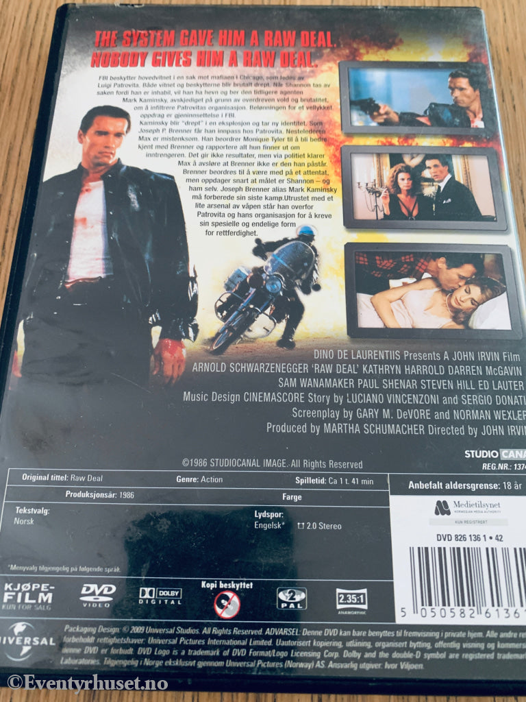 Raw Deal (1986). DVD.