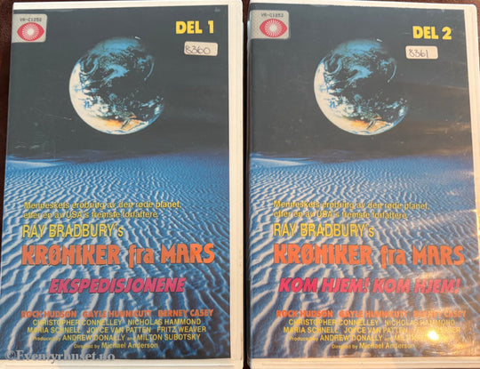 Ray Bradbury's Krøniker fra Mars. VHS Big Box.