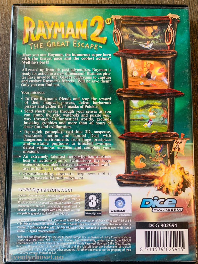 Rayman 2. PC-spill. PC spill