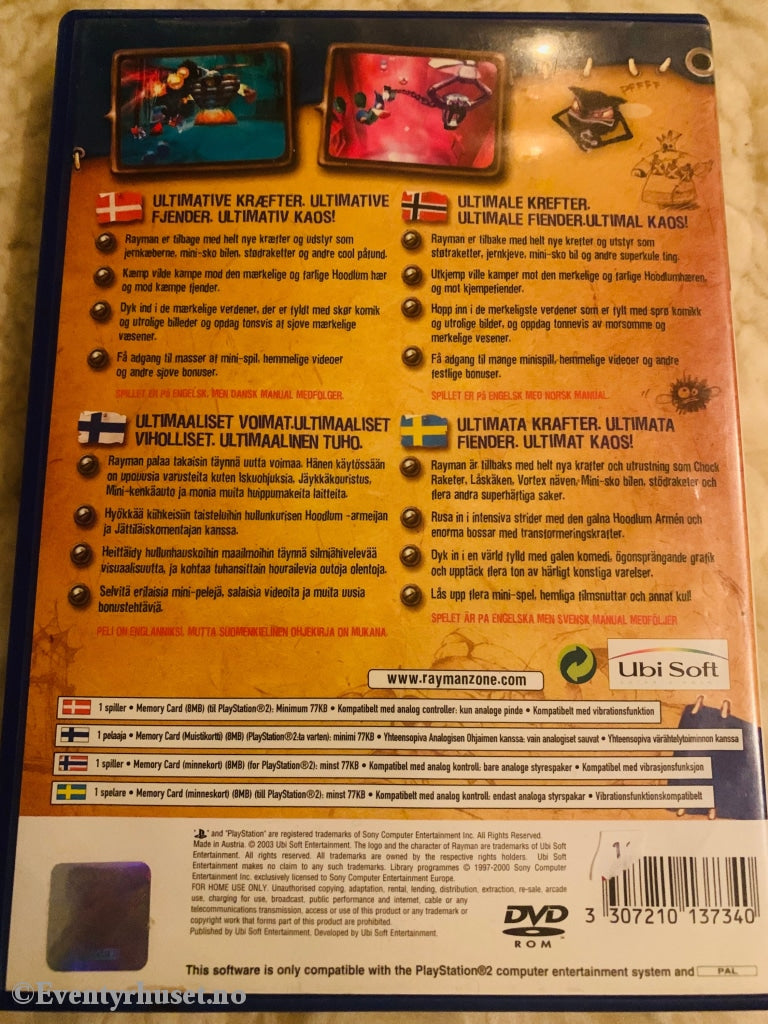 Rayman 3 - Hoodlum Havoc. Ps2. Ps2