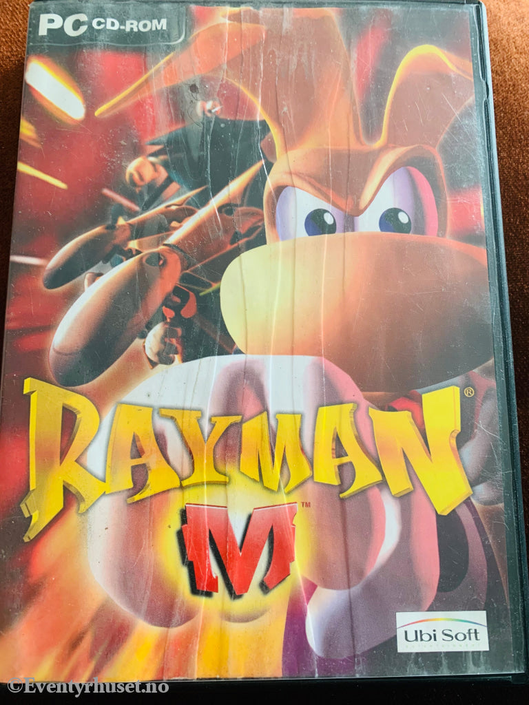 Rayman. Pc Spilll. Noe Fuktskadet Omslag. Spill