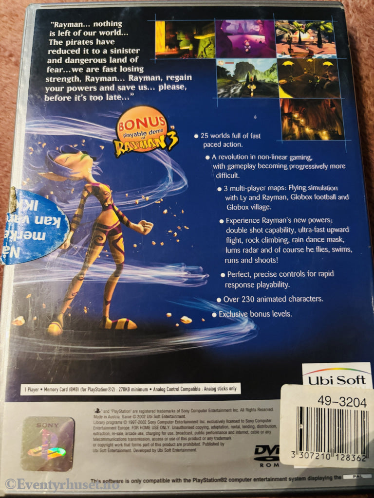 Rayman Revolution. PS2.