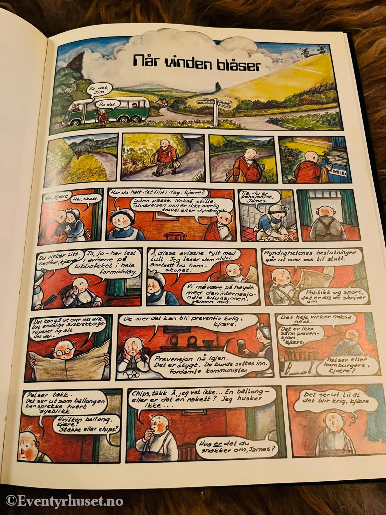 Raymond Briggs. 1982. Når Vinden Blåser. Fortelling