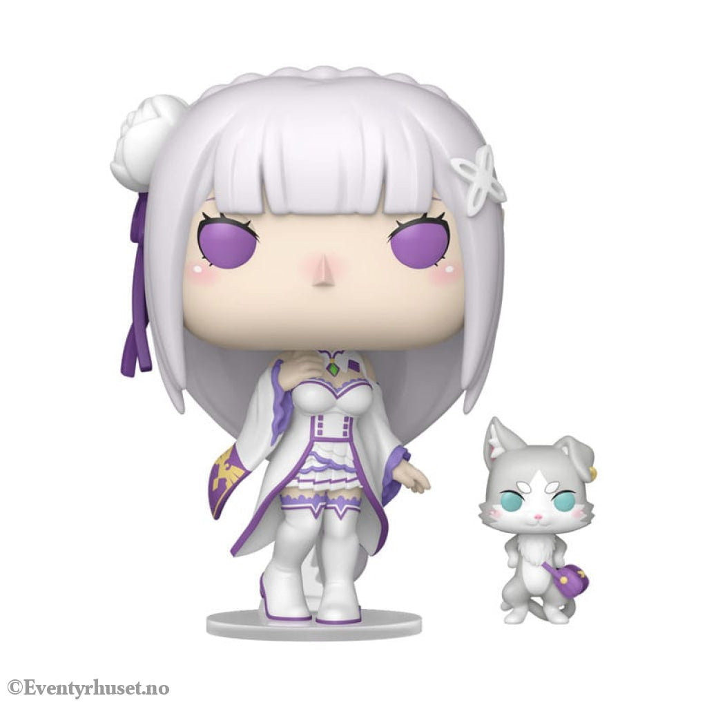 Re:Zero POP!&Buddy Animation Vinyl Figures Emilia w/Puck 9 cm Manga & Anime