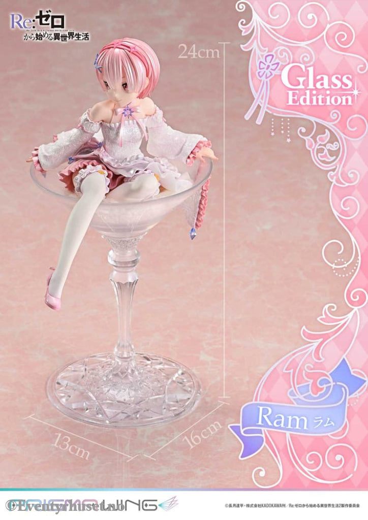 Re:ZERO Starting Life in Another World Prisma Wing PVC Statue 1/7 Ram Glass Edition 24 cm Manga & Anime