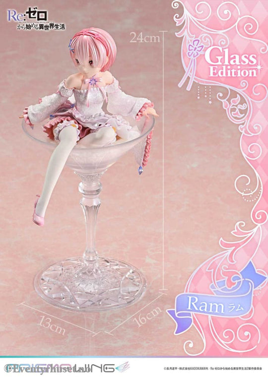 Re:ZERO Starting Life in Another World Prisma Wing PVC Statue 1/7 Ram Glass Edition 24 cm Manga & Anime