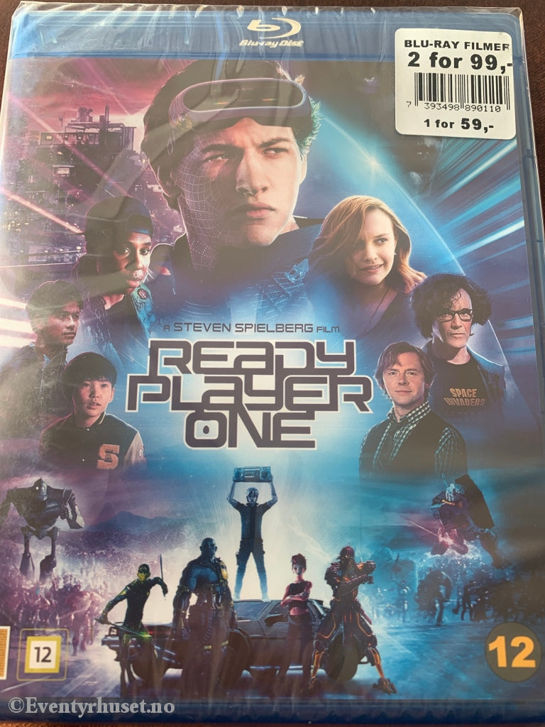 Ready Player One. Blu-Ray. Ny I Plast! Blu-Ray Disc