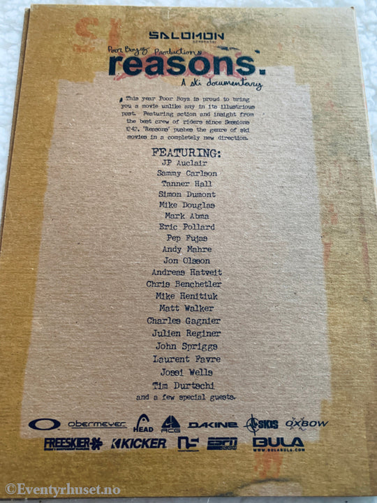 Reasons. 2009. DVD.