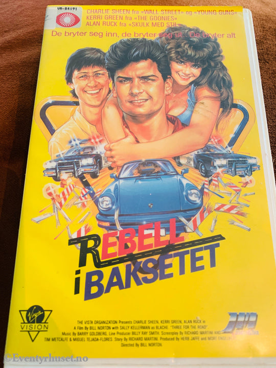 Rebell i Baksetet (1987). VHS Big Box.