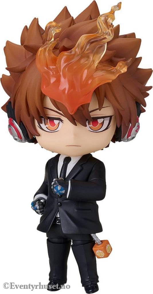 Reborn! Series Nendoroid Action Figure Tsunayoshi Sawada: Black Suit Ver. 11 cm Manga & Anime