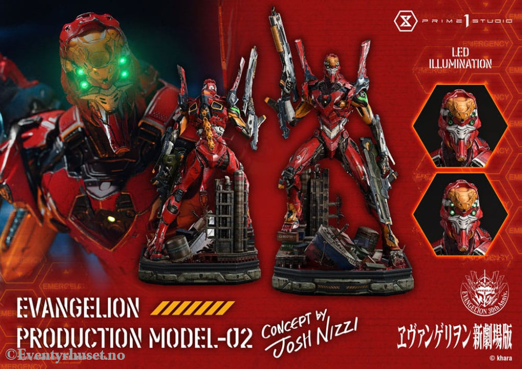 Rebuild of Evangelion Ultimate Diorama Masterline Series Statue Evangelion Production Model-02 (Concept By Josh Nizzi)