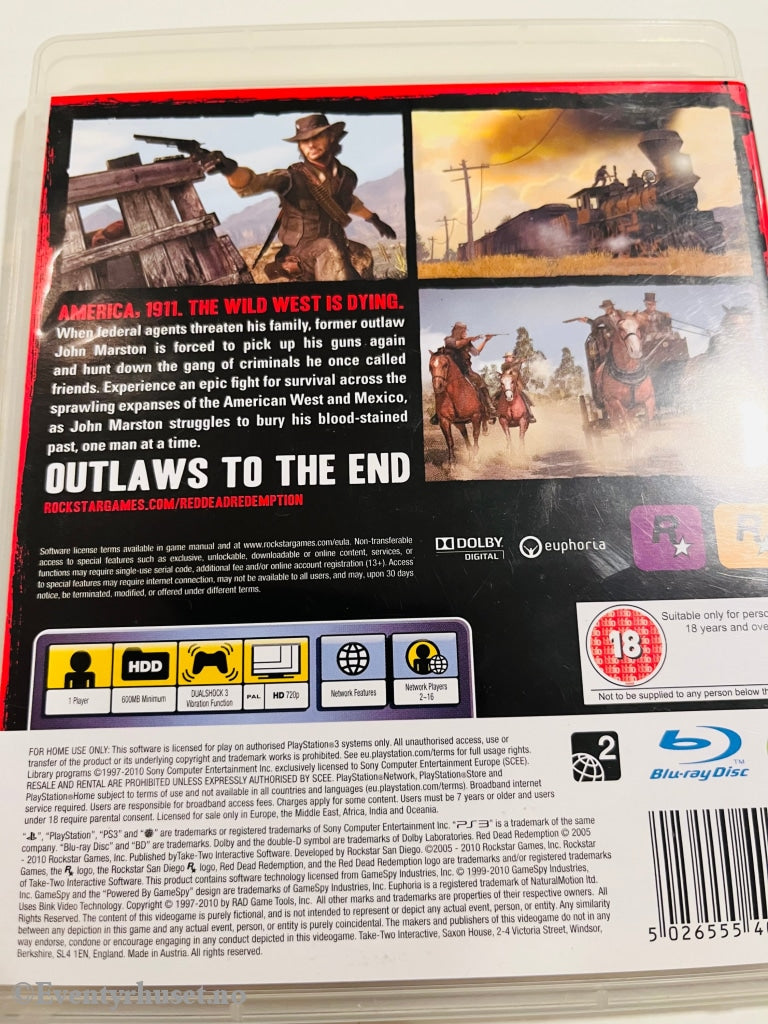 Red Dead Redemption. Ps3. Ps3