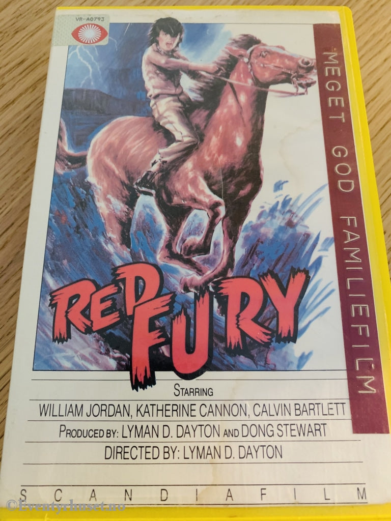 Red Fury. 1984. Vhs Big Box.