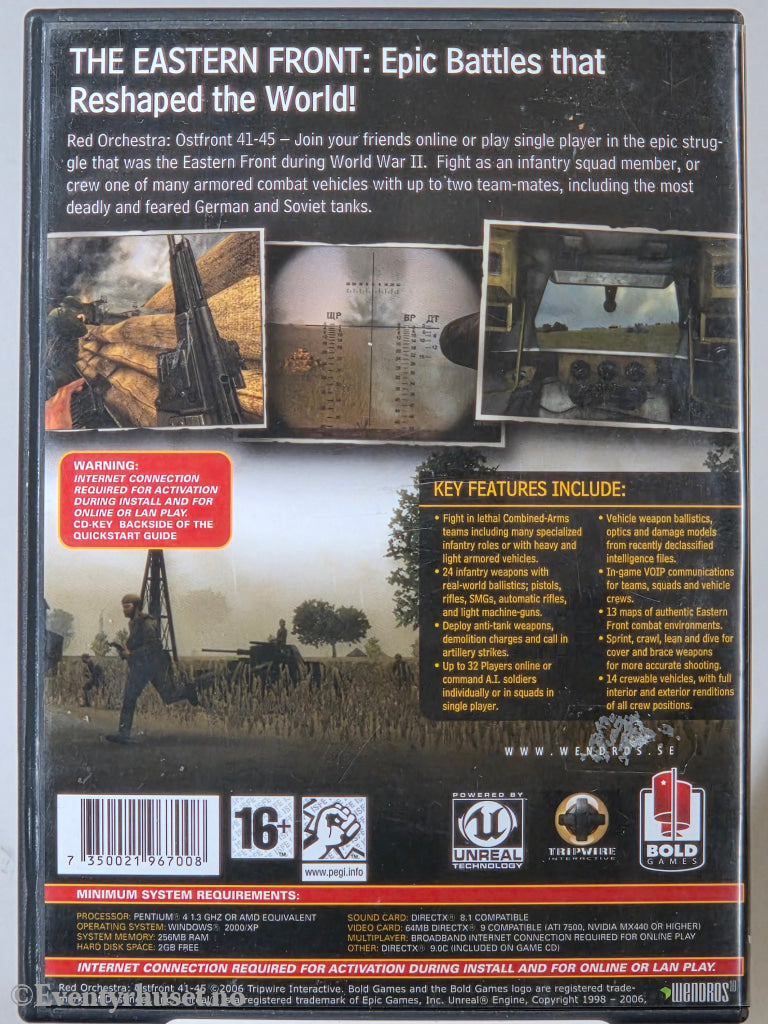 Red Orchestra: Ostfront 41-45. 2006. PC-spill.