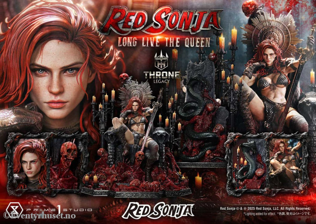 Red Sonja Throne Legacy Collection Statue Statue 1/3 Red Sonja: Long Live the Queen 77 cm Collectibles