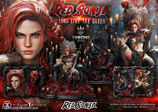 Red Sonja Throne Legacy Collection Statue Statue 1/3 Red Sonja: Long Live the Queen 77 cm Collectibles