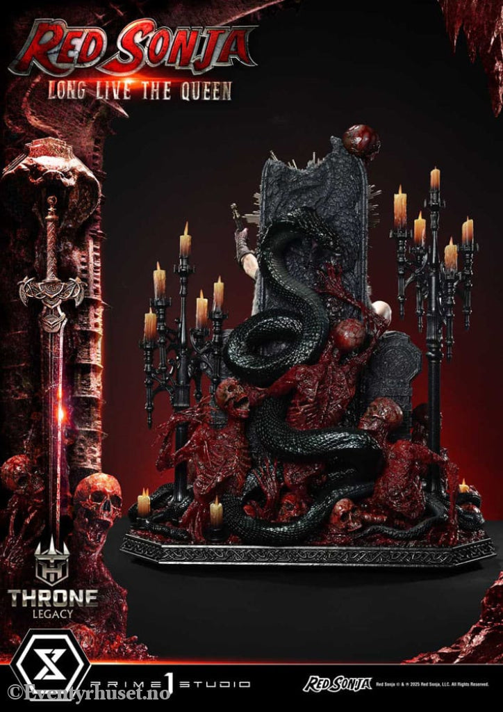 Red Sonja Throne Legacy Collection Statue Statue 1/3 Red Sonja: Long Live the Queen 77 cm Collectibles