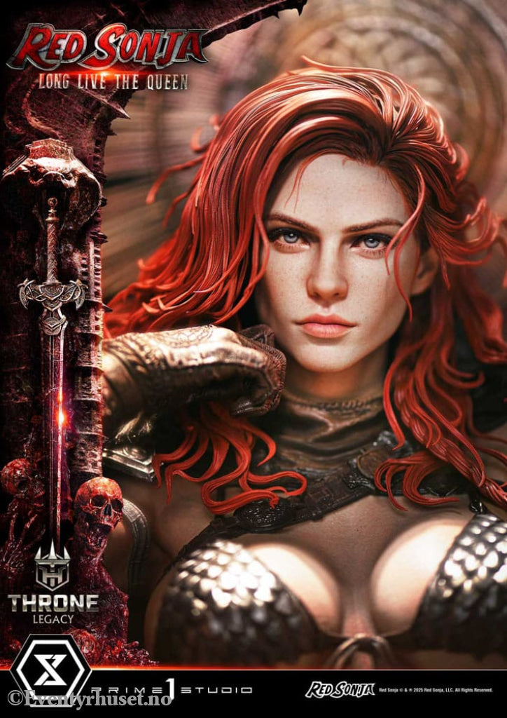 Red Sonja Throne Legacy Collection Statue Statue 1/3 Red Sonja: Long Live the Queen 77 cm Collectibles
