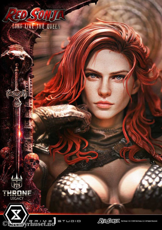 Red Sonja Throne Legacy Collection Statue Statue 1/3 Red Sonja: Long Live the Queen 77 cm Collectibles