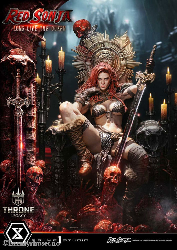 Red Sonja Throne Legacy Collection Statue Statue 1/3 Red Sonja: Long Live the Queen 77 cm Collectibles