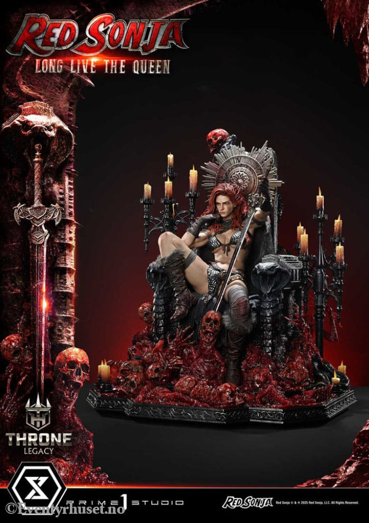 Red Sonja Throne Legacy Collection Statue Statue 1/3 Red Sonja: Long Live the Queen 77 cm Collectibles