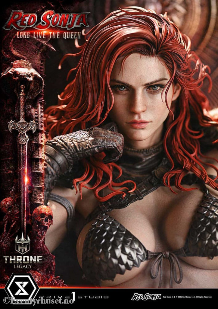 Red Sonja Throne Legacy Collection Statue Statue 1/3 Red Sonja: Long Live the Queen 77 cm Collectibles