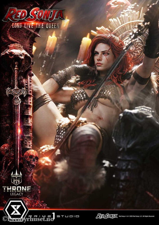 Red Sonja Throne Legacy Collection Statue Statue 1/3 Red Sonja: Long Live the Queen 77 cm Collectibles