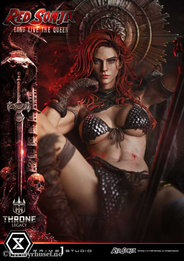Red Sonja Throne Legacy Collection Statue Statue 1/3 Red Sonja: Long Live the Queen 77 cm Collectibles