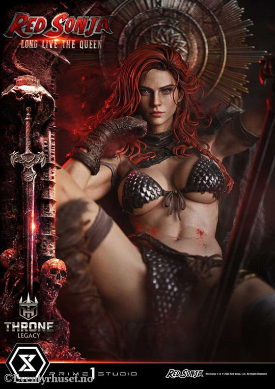 Red Sonja Throne Legacy Collection Statue Statue 1/3 Red Sonja: Long Live the Queen 77 cm Collectibles