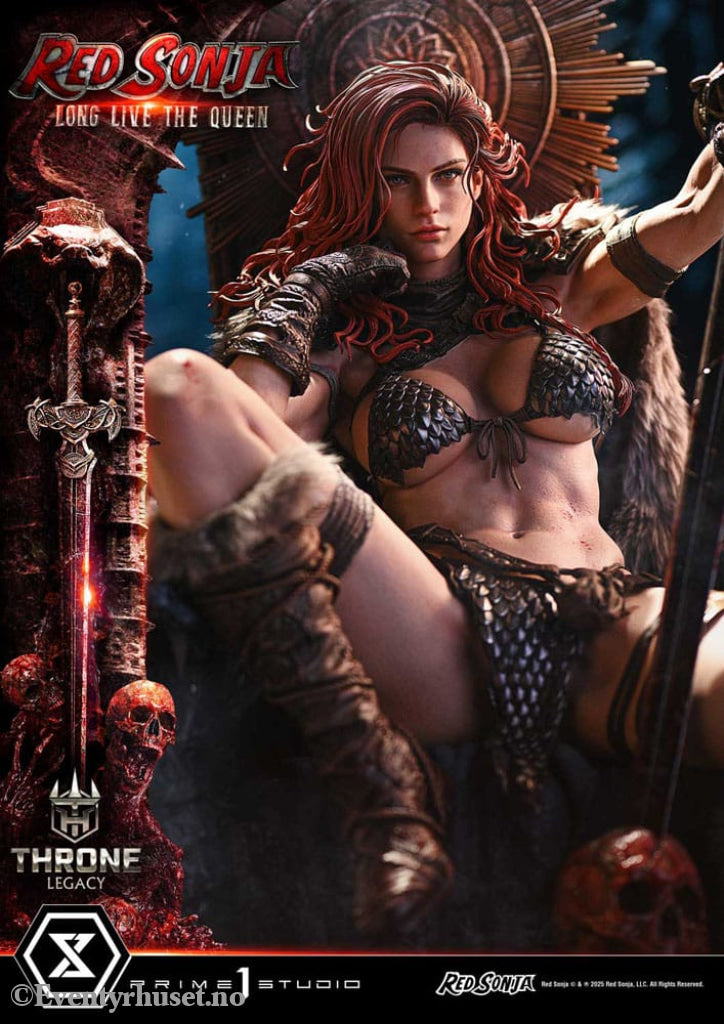 Red Sonja Throne Legacy Collection Statue Statue 1/3 Red Sonja: Long Live the Queen 77 cm Collectibles