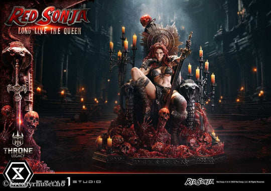 Red Sonja Throne Legacy Collection Statue Statue 1/3 Red Sonja: Long Live the Queen 77 cm Collectibles