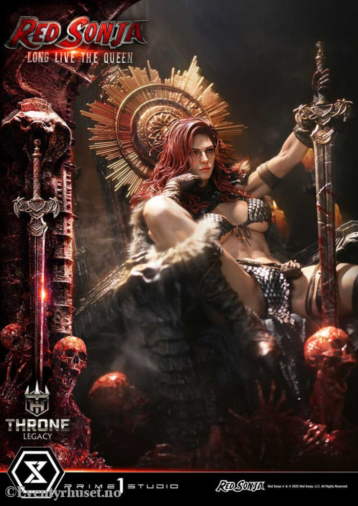 Red Sonja Throne Legacy Collection Statue Statue 1/3 Red Sonja: Long Live the Queen 77 cm Collectibles