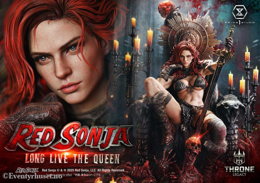 Red Sonja Throne Legacy Collection Statue Statue 1/3 Red Sonja: Long Live the Queen 77 cm Collectibles