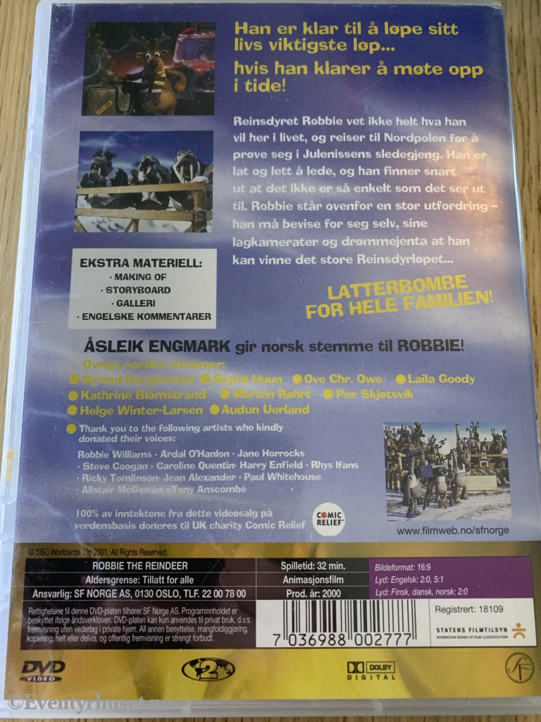 Reinsdyret Robbie. 2000. Dvd. Dvd