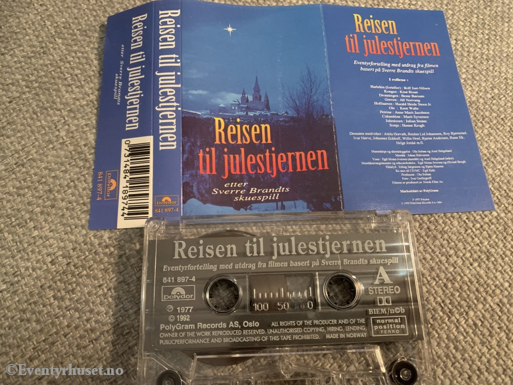 Reisen Til Julestjernen. 1977. Kassett. Kassettbok