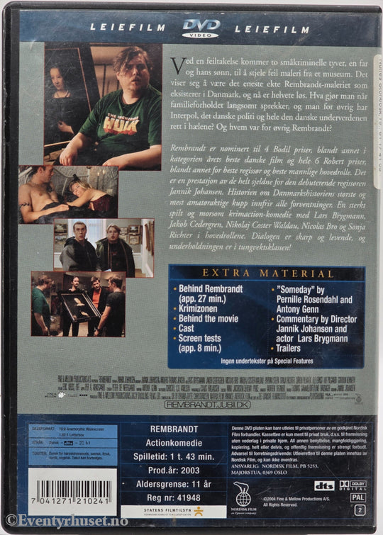 Rembrandt-kuppet (2003). DVD.