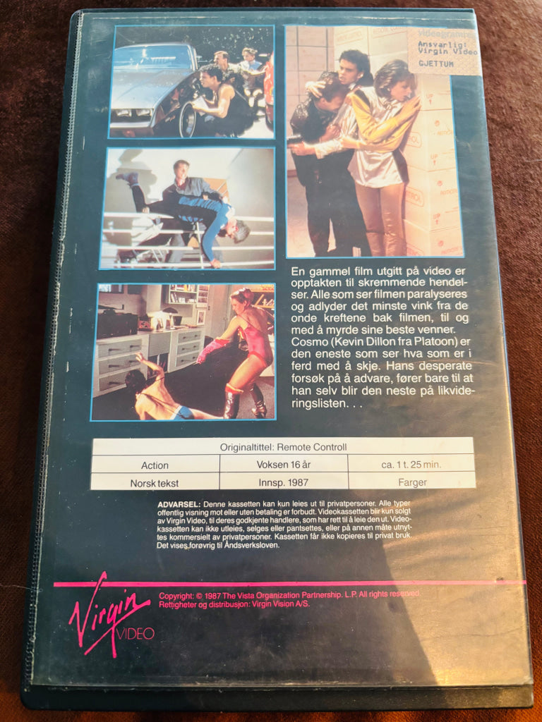 Remote Control. VHS Big Box.