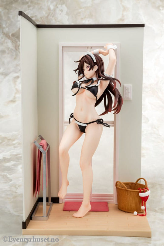Rent-A-Girlfriend PVC Statue 1/6 Chizuru Mizuhara Maid Bikini ni Okigae 30 cm Adult / Hentai