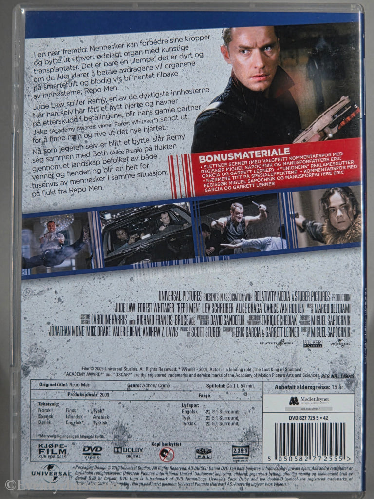 Repo Men (2010). DVD.